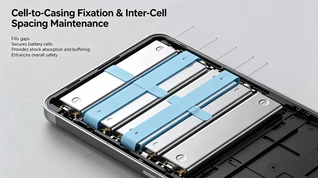 Revestimento celular e fixa&ccedil;&atilde;o de espa&ccedil;amento